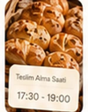Sürpriz paketin teslim alma saatini gösteren uygulama ekranı